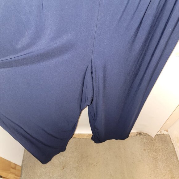 R & M Richards Black Jumpsuit with Sheer Sleeves - Picture 10 of 10